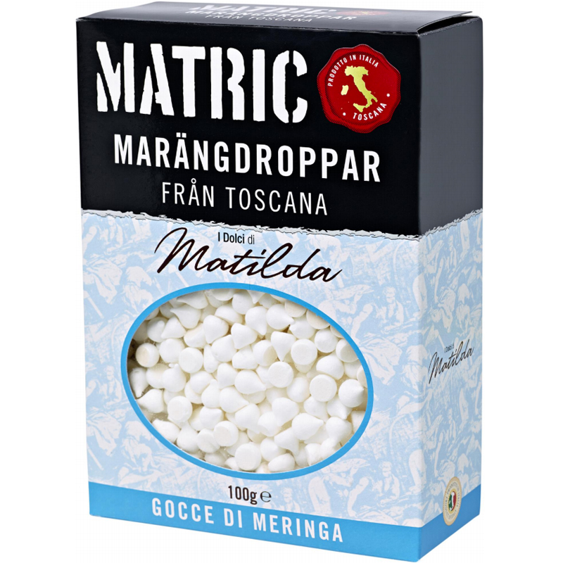 Marängdroppar 100g - 50% rabatt