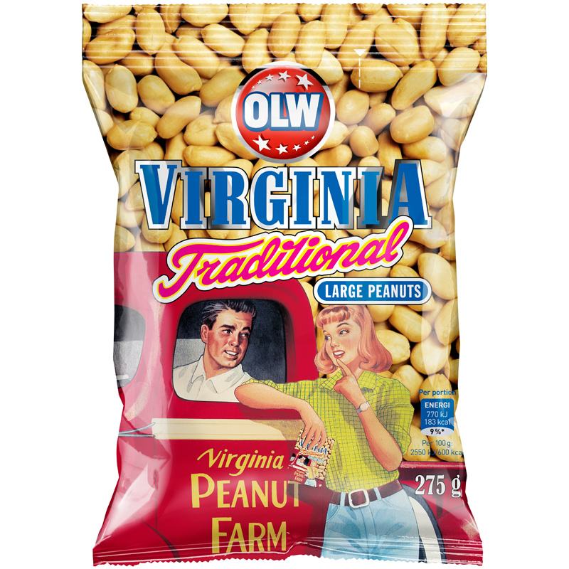Jordnötter Virginia Traditional - 25% rabatt