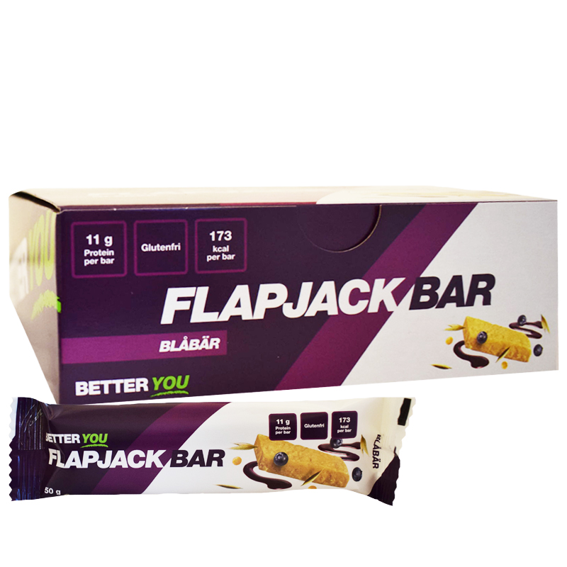 Hel Låda Proteinbars Blåbär 12 x 50g - 80% rabatt