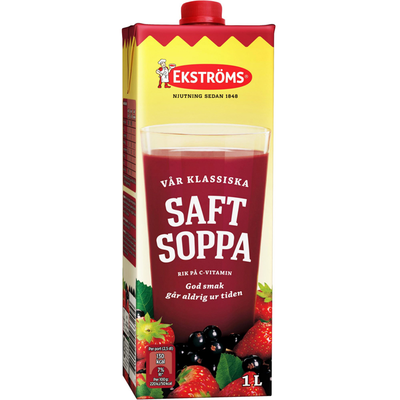 Saftsoppa 1l - 33% rabatt