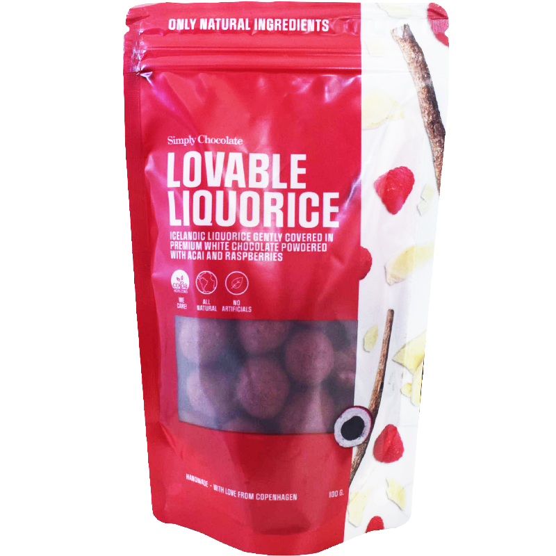 Lakrits Vit Choklad & Hallon - 47% rabatt