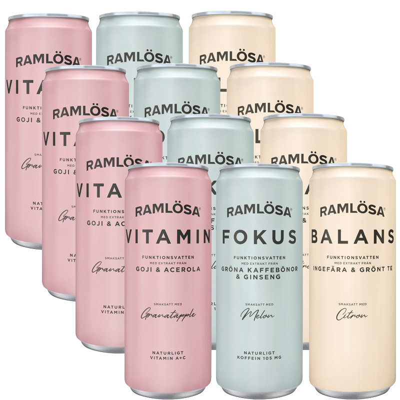 Funktionsvatten 12-pack - 50% rabatt