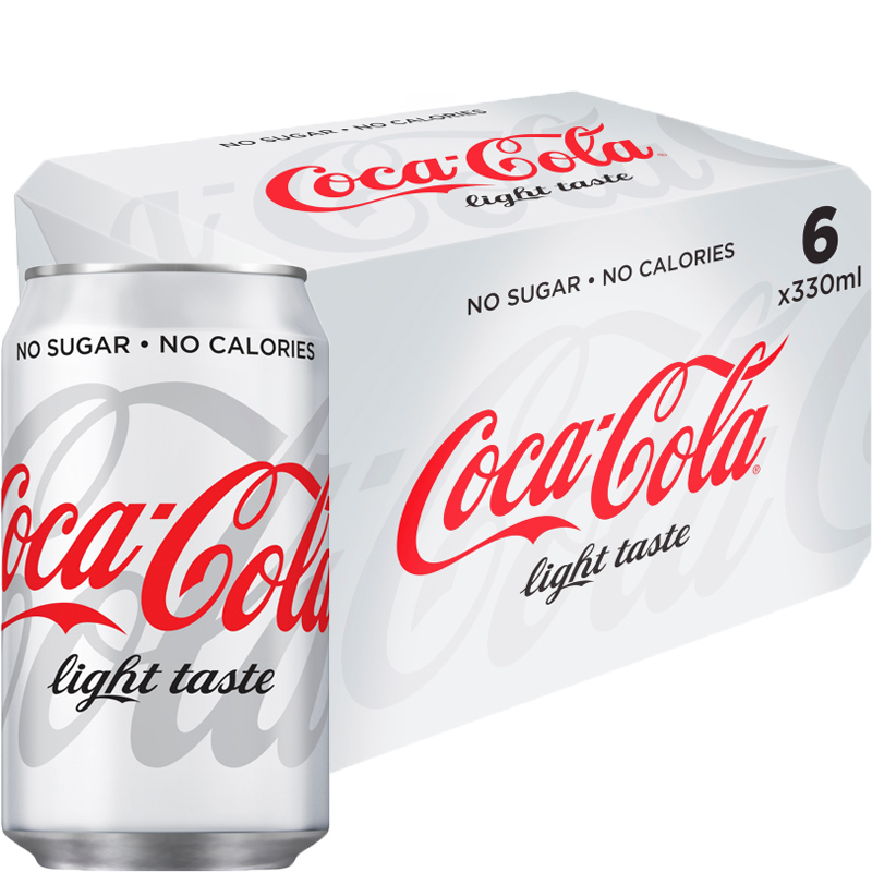 Läsk "Coca Cola Light" 6 x 330ml - 32% rabatt