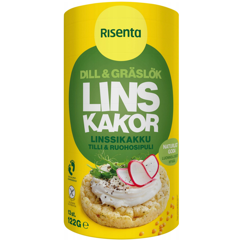 Linskakor Dill & Gräslök - 22% rabatt