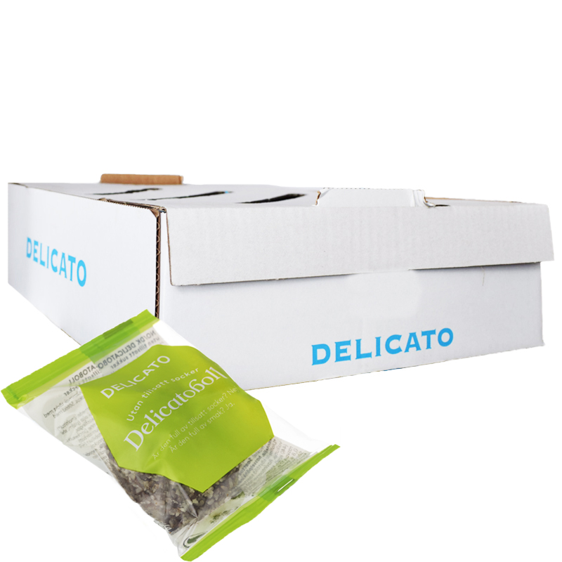 Hel Låda Chokladboll "Delicatoboll" 50 x 50g - 50% rabatt