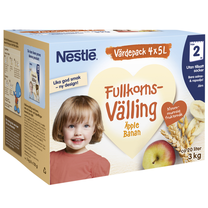 Barnmat Fullkornsvälling Äpple & Banan - 29% rabatt