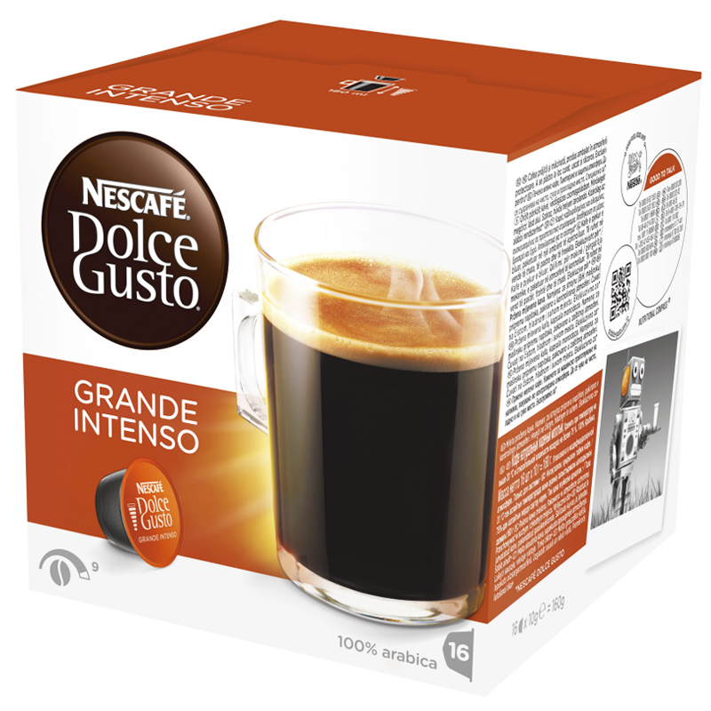 Kaffekapslar "Grande Intenzo" 16 x 10g - 45% rabatt