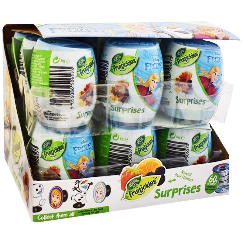 Hel Låda Fruktgodis "Frozen Suprise" 18 x 6g - 81% rabatt