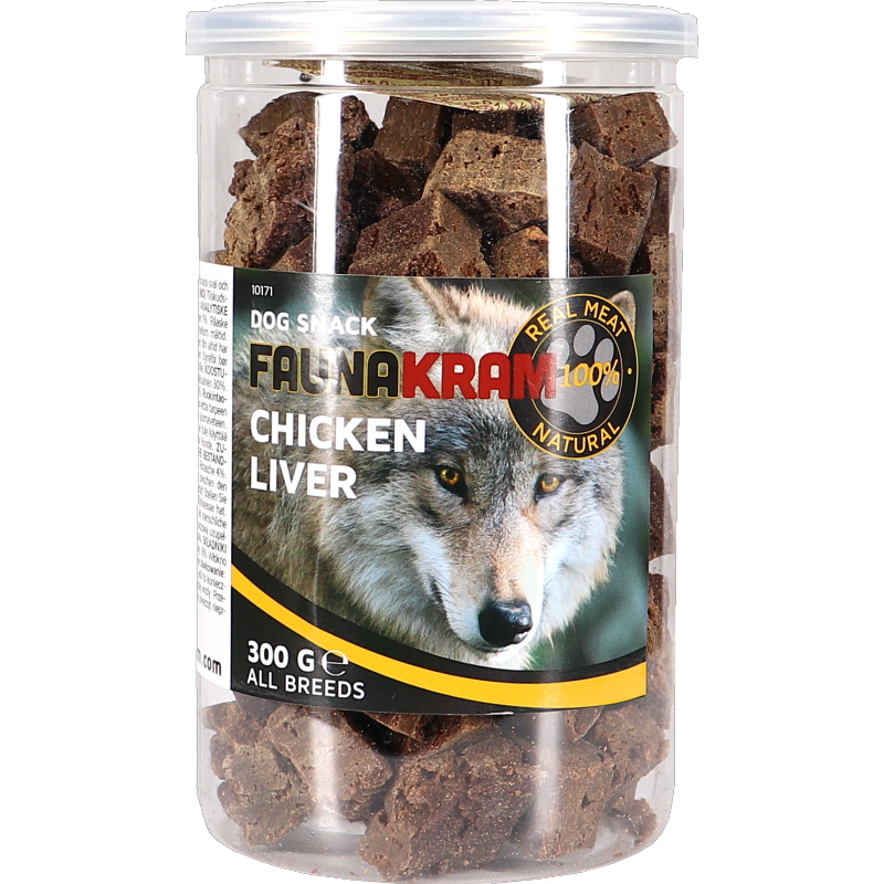 Dog Snack 100% Kycklinglever - 75% rabatt