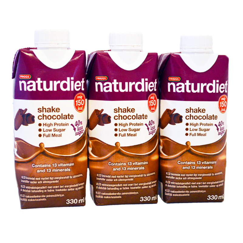 Naturdiet Shake Choklad 3-pack - 42% rabatt