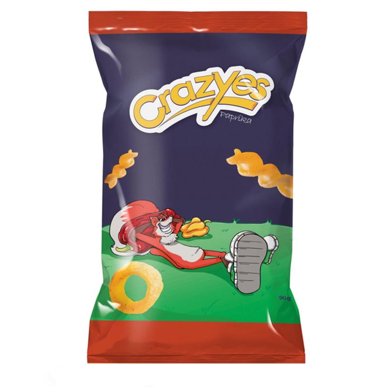Potatischips "Crazyes" Paprika 90g - 36% rabatt