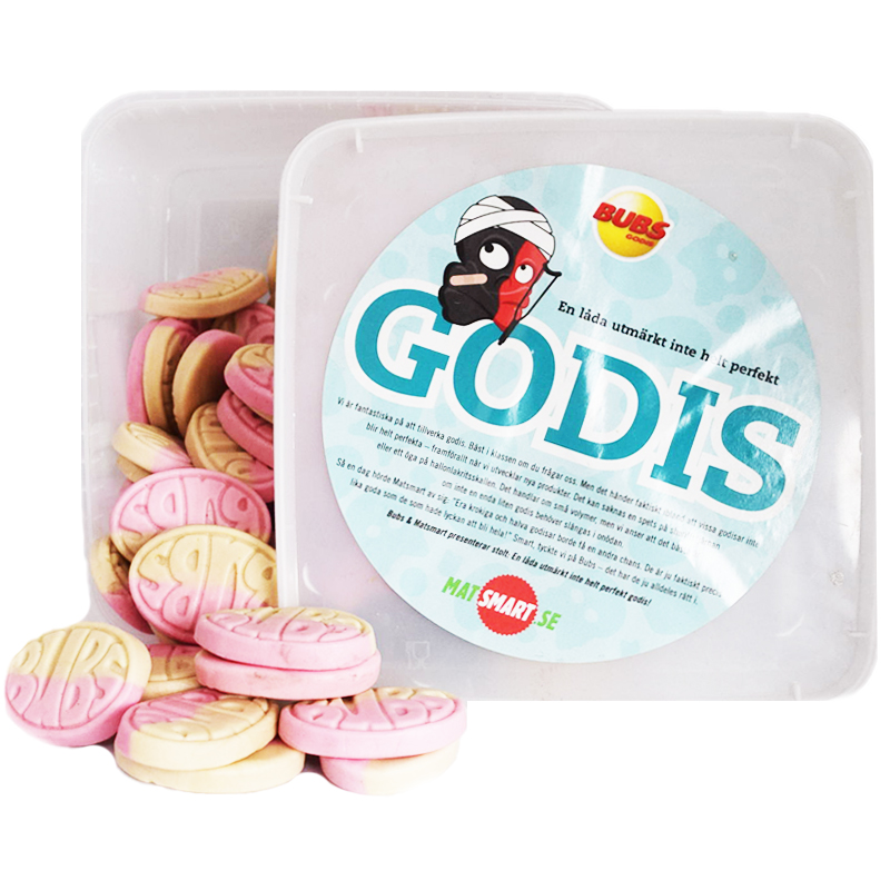 Hel Låda "Strawberry Bubs" 1,5kg - 51% rabatt