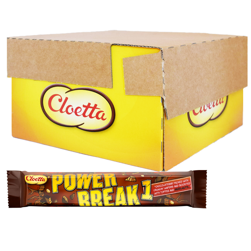 Hel Låda Godis "Sportlunch Powerbreak" 30 x 50g - 60% rabatt