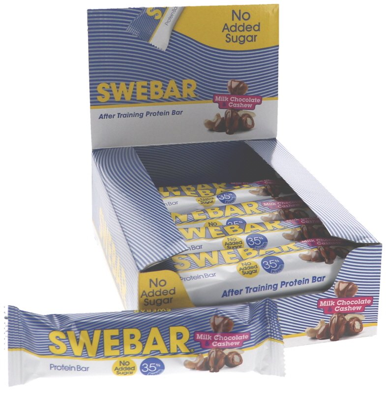 Proteinbars Mjölkchoklad & Cashew 15-pack - 30% rabatt