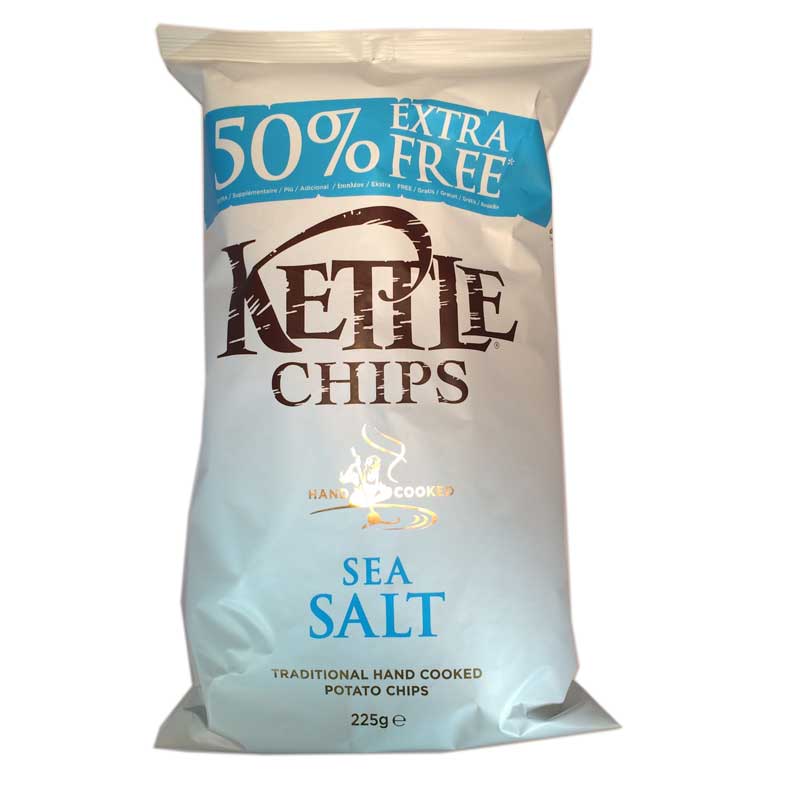 Kettle Chips Sea Salt - 47% rabatt