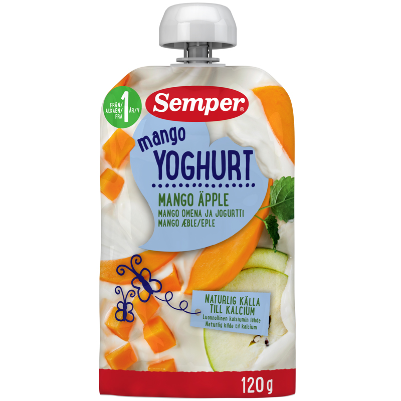 Yoghurt Mango Äpple 12M - 20% rabatt