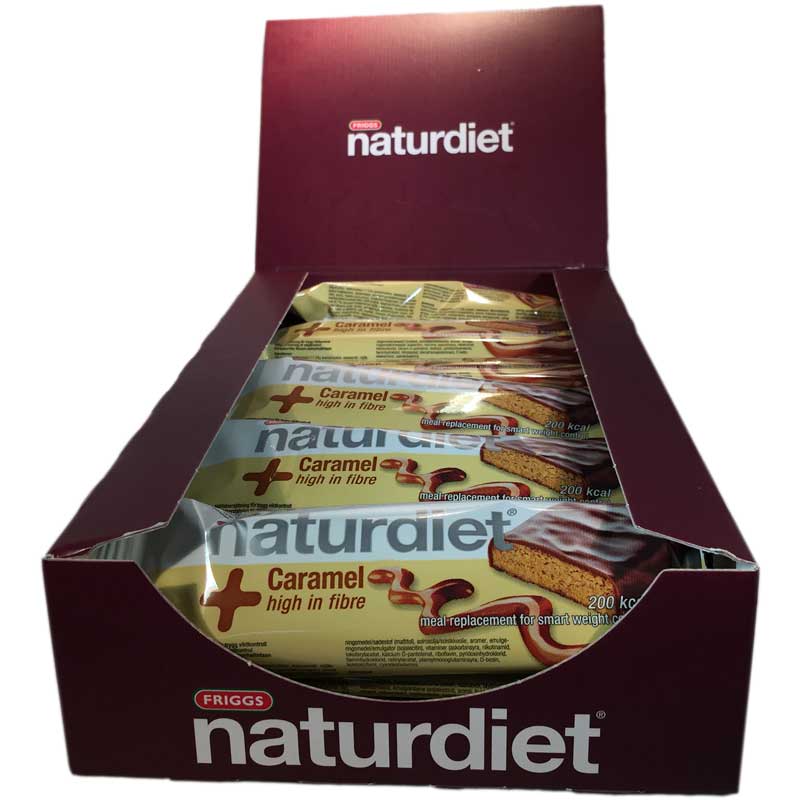 Hel låda Naturdiet Mealbar Caramel - 58% rabatt
