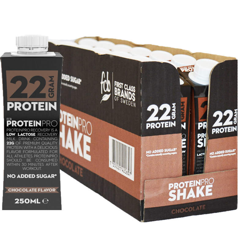 Hel Låda Proteinshake "Chocolate" 14 x 250ml - 56% rabatt