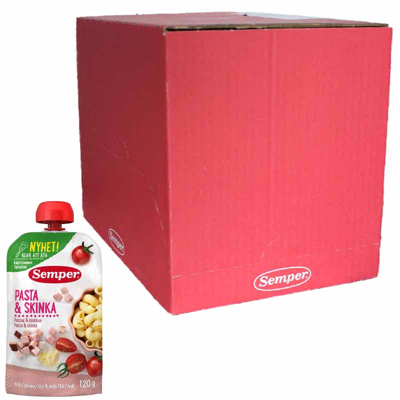 Pasta & skinka 6 mån 12-pack - 34% rabatt