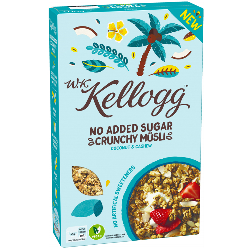 Müsli "Coconut & Cashew" 400g - 76% rabatt