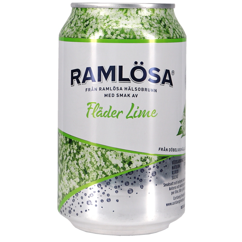 Kolsyrat Mineralvatten Fläder Lime - 25% rabatt