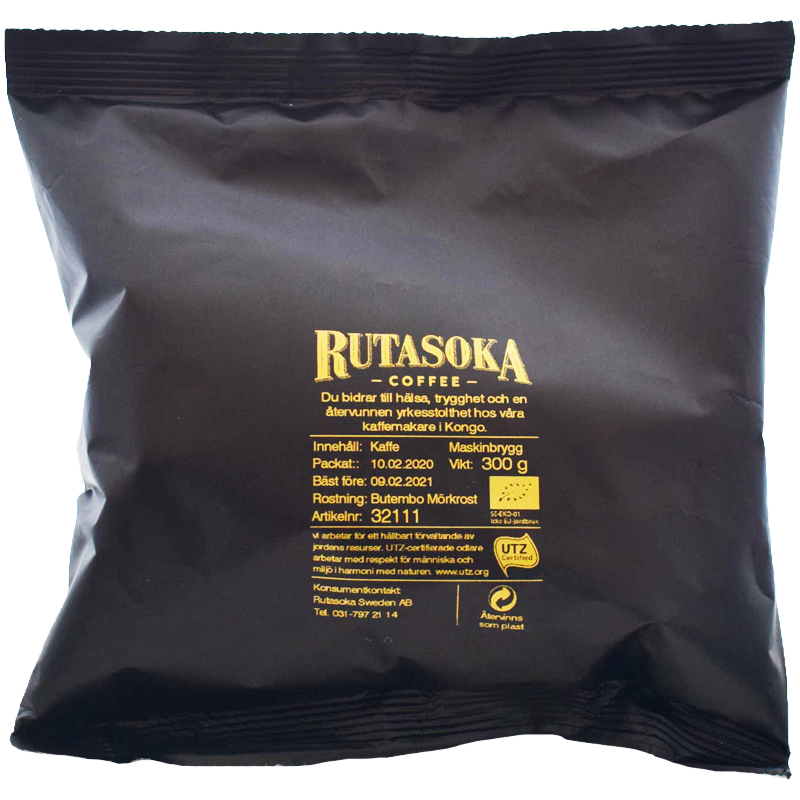 Kaffe Mörk Bryggmalet Butembo - 51% rabatt