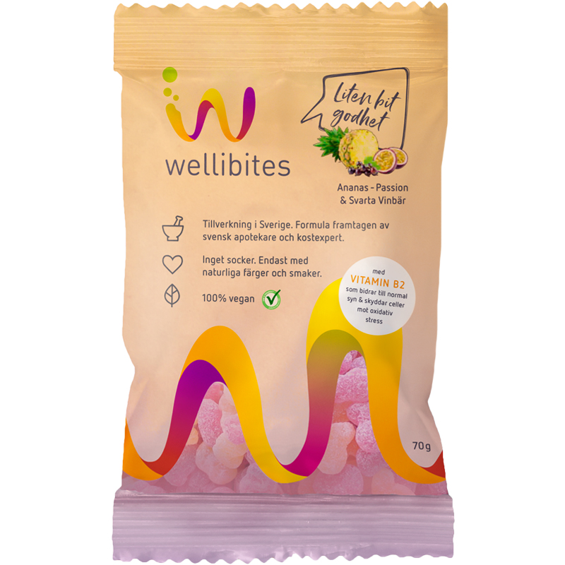Godis Ananas, Passion & Svarta vinbär - 26% rabatt