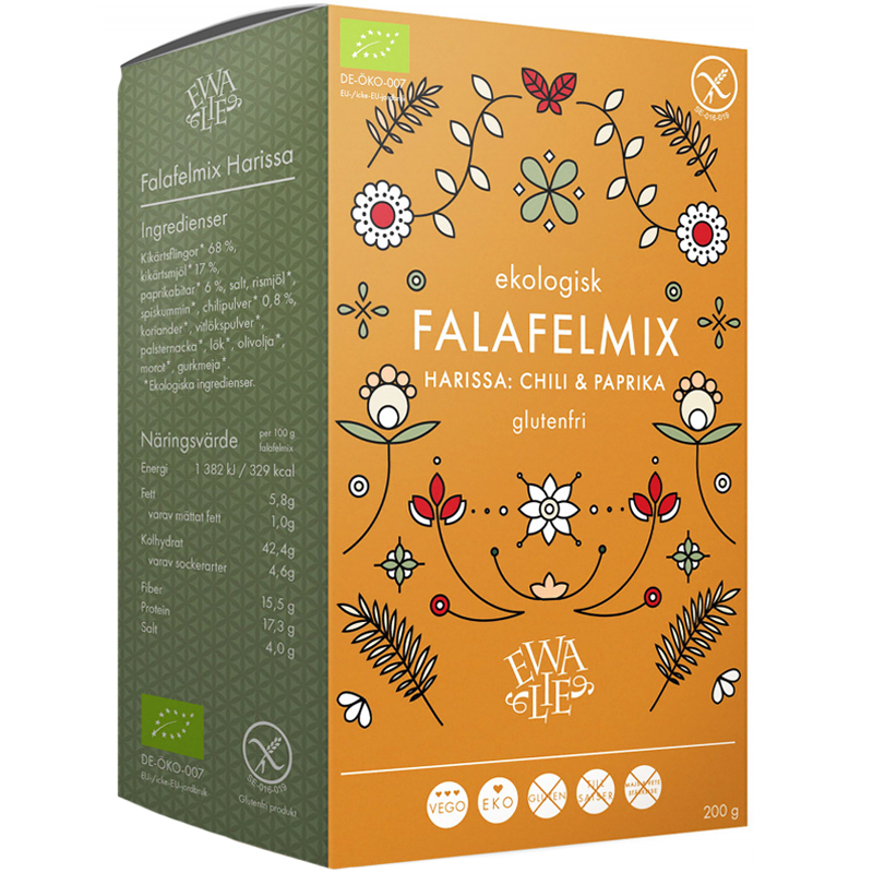 Eko Falafelmix "Harissa" 200g - 23% rabatt
