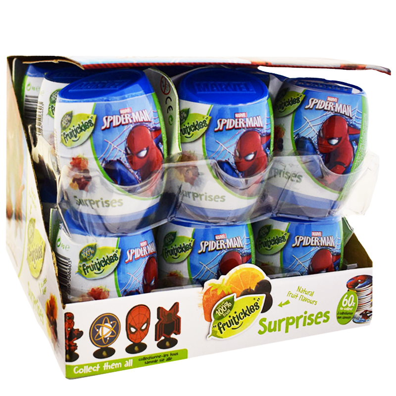 Hel Låda Fruktgodis "Spider-Man" 18 x 6g - 81% rabatt