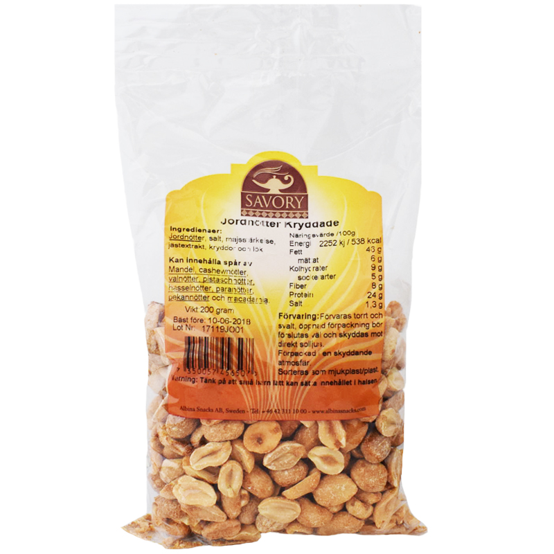 Jordnötter Kryddade 200g - 50% rabatt