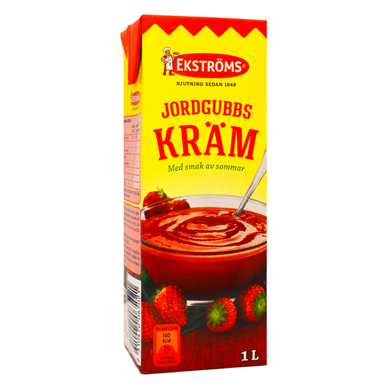 Jordgubbskräm 1l - 25% rabatt