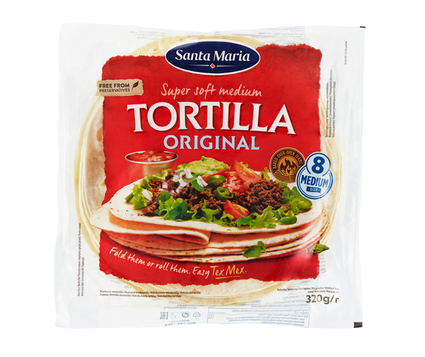 Tortillabröd Medium 8-pack - 47% rabatt