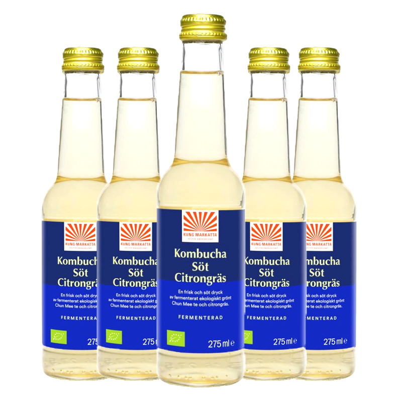 Eko Kombucha Citrongräs 5-pack - 80% rabatt