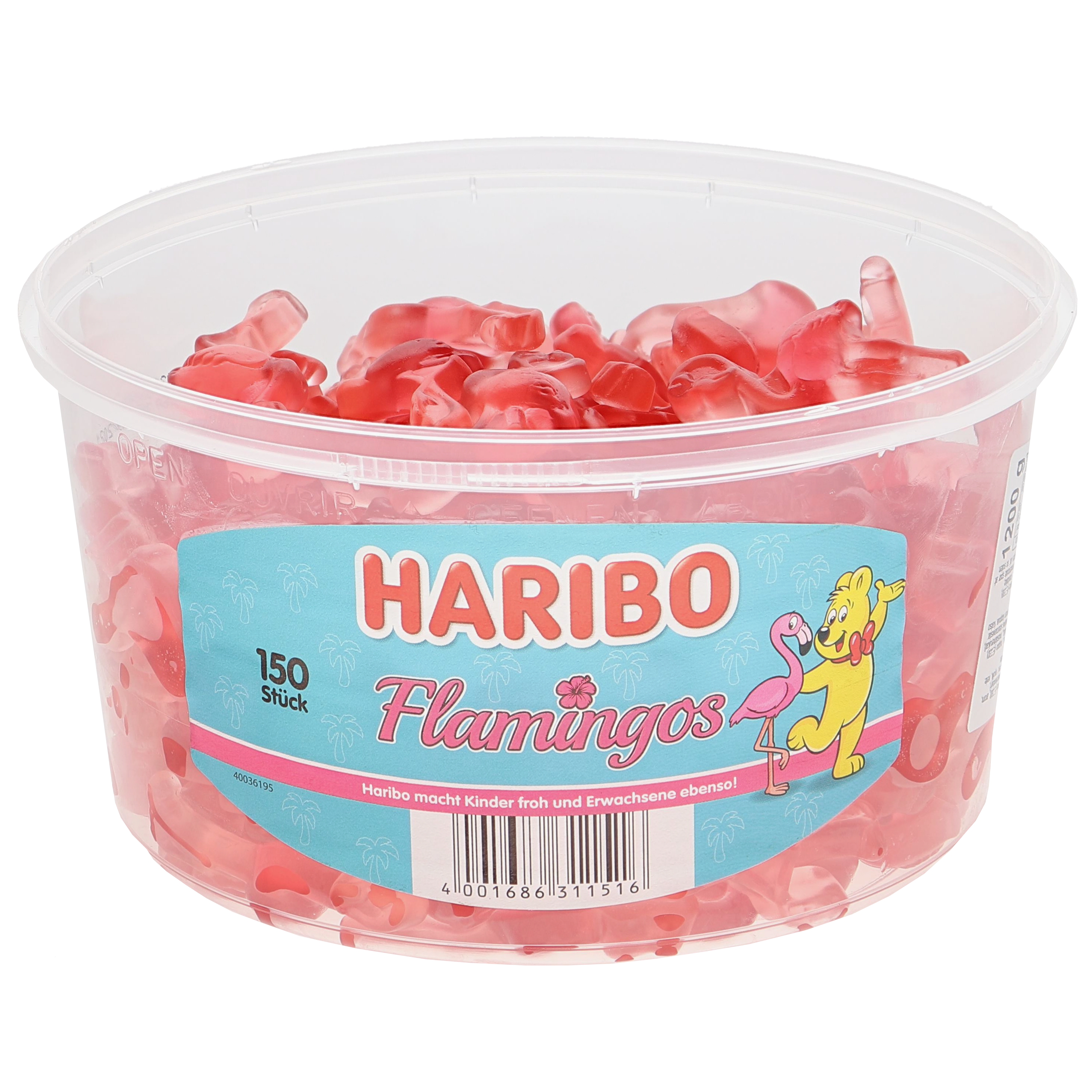 Fruktgummi Flamingos - 30% rabatt