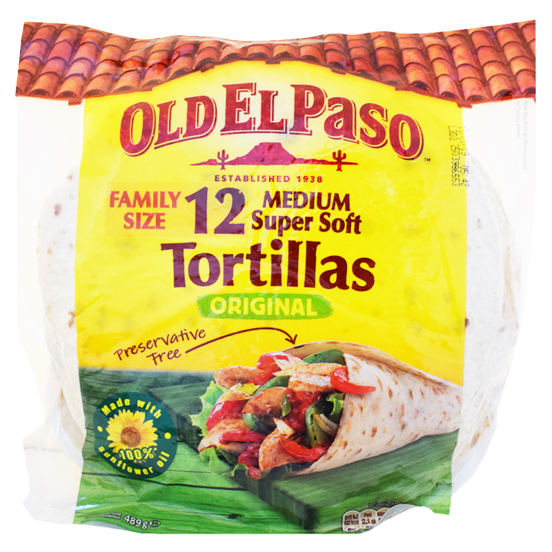 Tortillabröd "Family Size" 489g - 42% rabatt