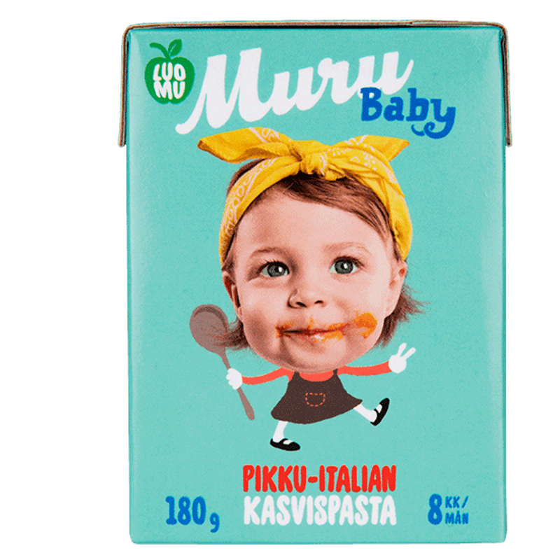 Barnmat Vegetarisk Pasta 8M - 95% rabatt