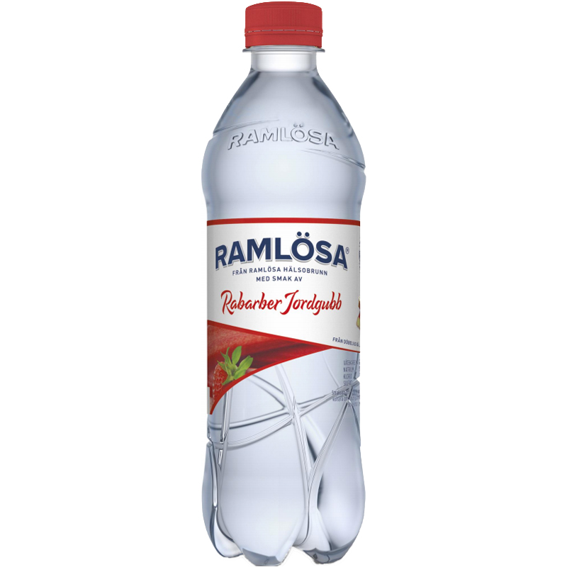 Ramlösa Rabarber & Jordgubb 50cl - 22% rabatt