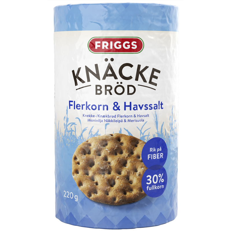 Knäckebröd Flerkorn & Havssalt - 40% rabatt