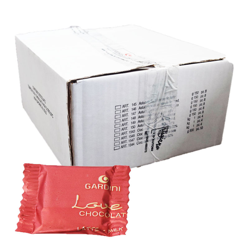 Hel Låda Mjölkchoklad Italiensk 1,5kg - 90% rabatt