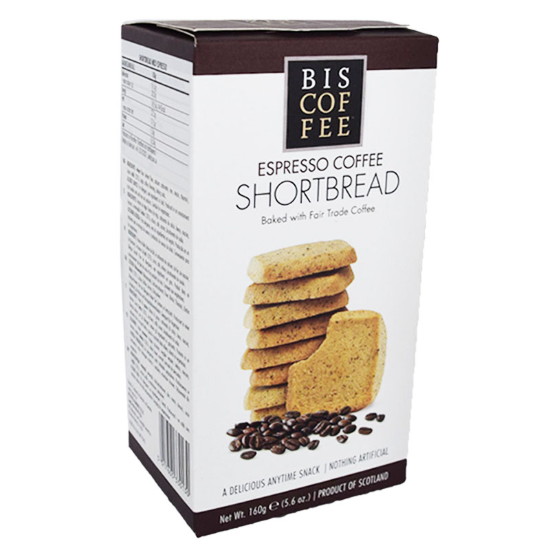 Kakbröd "Shortbread Espresso" 160g - 41% rabatt