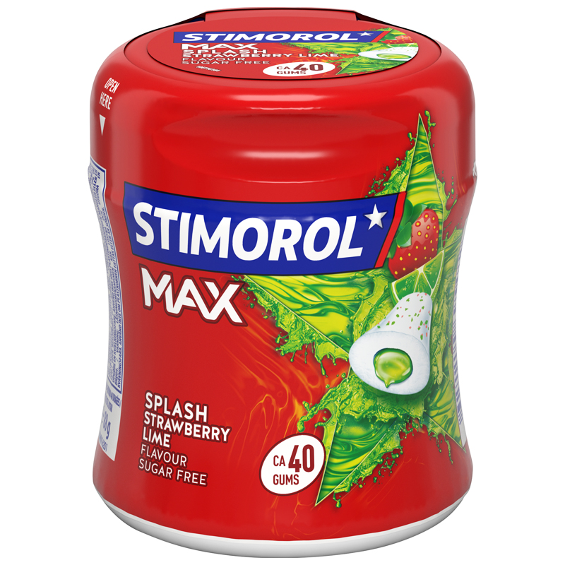 Tuggummi Max Jordgubb & Lime - 42% rabatt