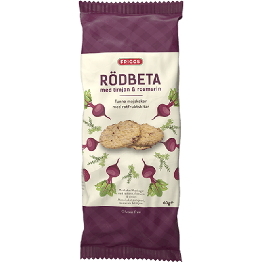 Friggs Majskakor Rödbeta