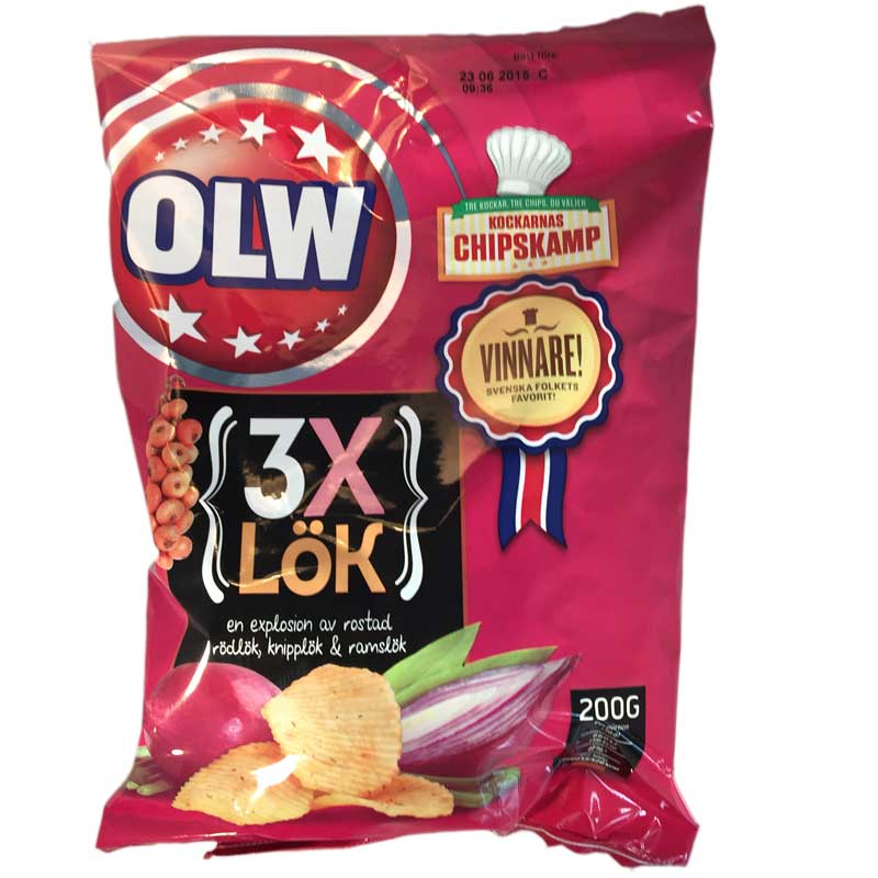 Chips 3xLök - 72% rabatt