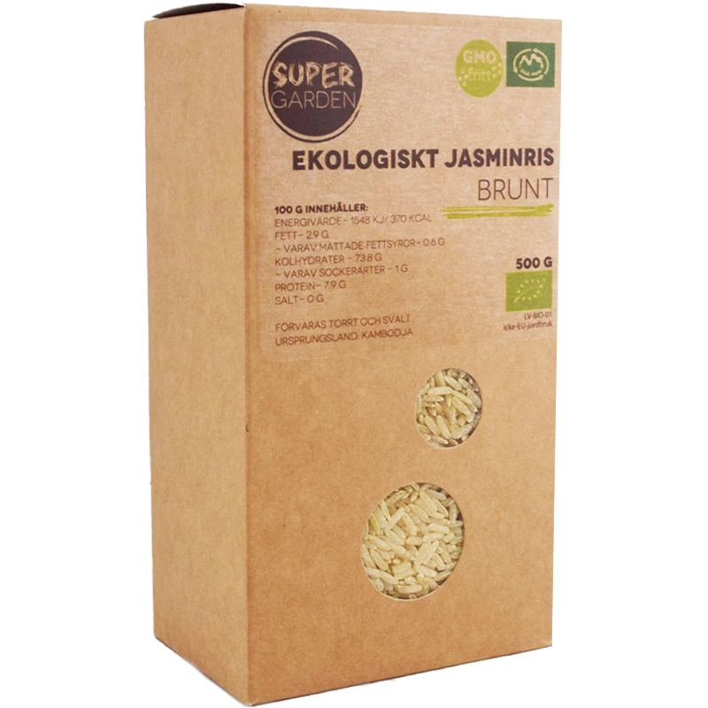 Eko Jasminris Brunt 500g - 26% rabatt