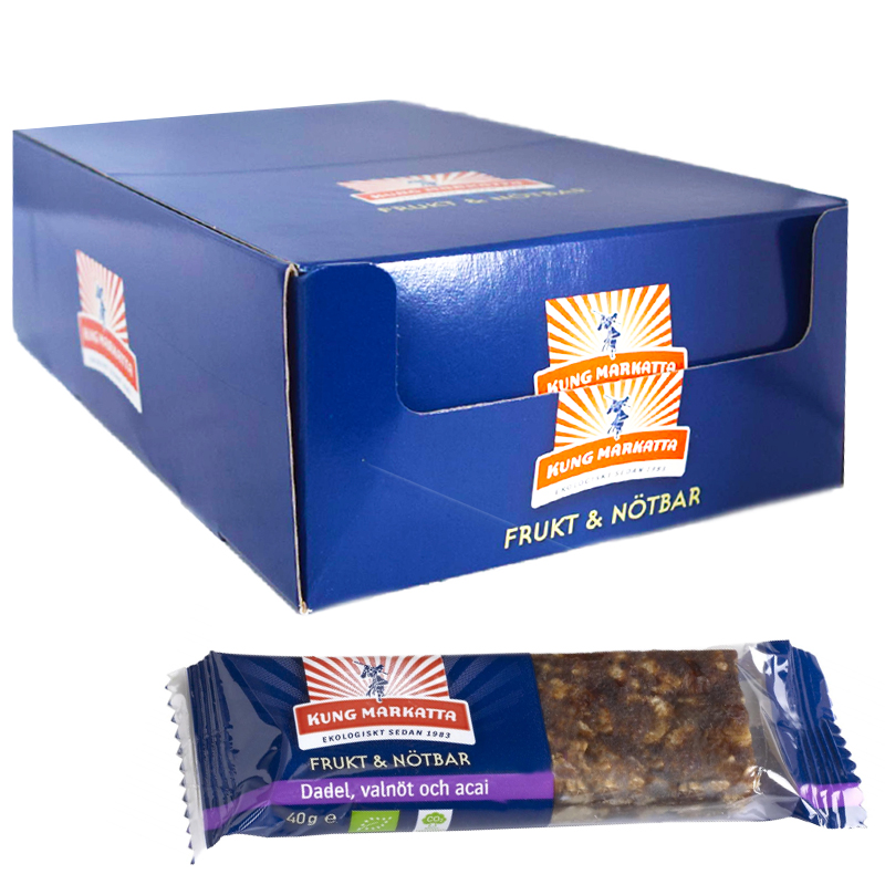 Eko Hel Låda Frukt- & Nötbar Dadel & Valnötter 20-pack - 45% rabatt