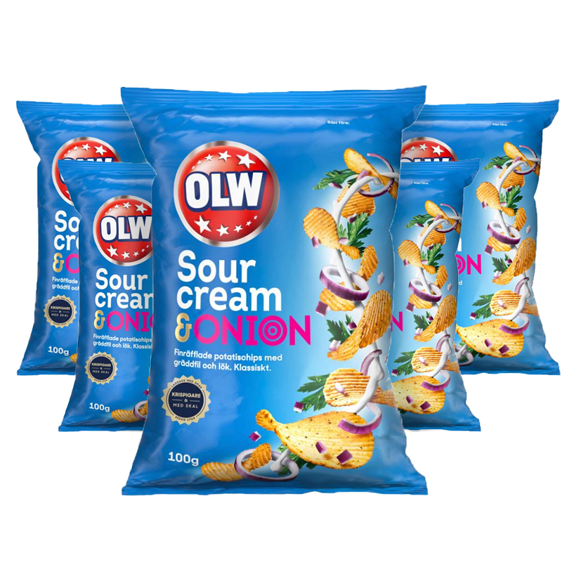 Chips Sourcream & Onion 5-pack - 31% rabatt