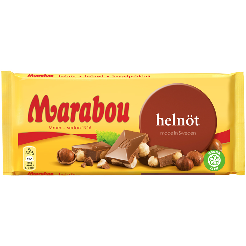 Marabou Chokladkaka Helnöt - 25% rabatt