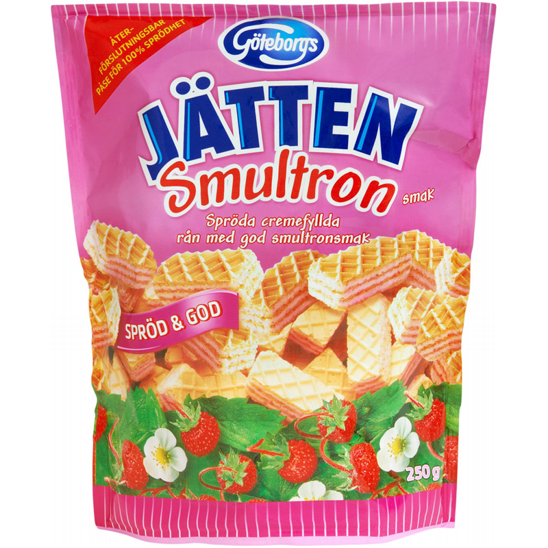 Kex Jätten Smultron 250g - 16% rabatt