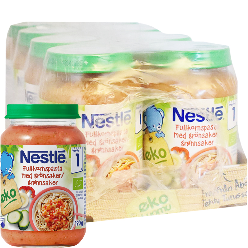 Eko Fullkornspasta & Grönsaker 8-pack - 36% rabatt