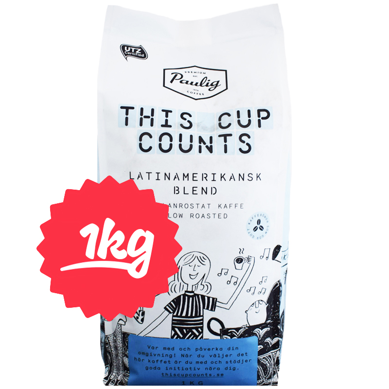 Kaffebönor "Latinamerikansk Blend" 1kg - 69% rabatt